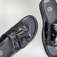 顶级版本:男款Philipp Plein 德国 轻奢 骷髅头 厚底 一字 交叉凉鞋 拖鞋Philipp 顶级版本:男款Philipp Plein 德国 轻奢 骷髅头 厚底 一字 交叉凉鞋 拖鞋Philipp