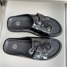 顶级版本:男款Philipp Plein 德国 轻奢 骷髅头 厚底 一字 交叉凉鞋 拖鞋Philipp 顶级版本:男款Philipp Plein 德国 轻奢 骷髅头 厚底 一字 交叉凉鞋 拖鞋Philipp