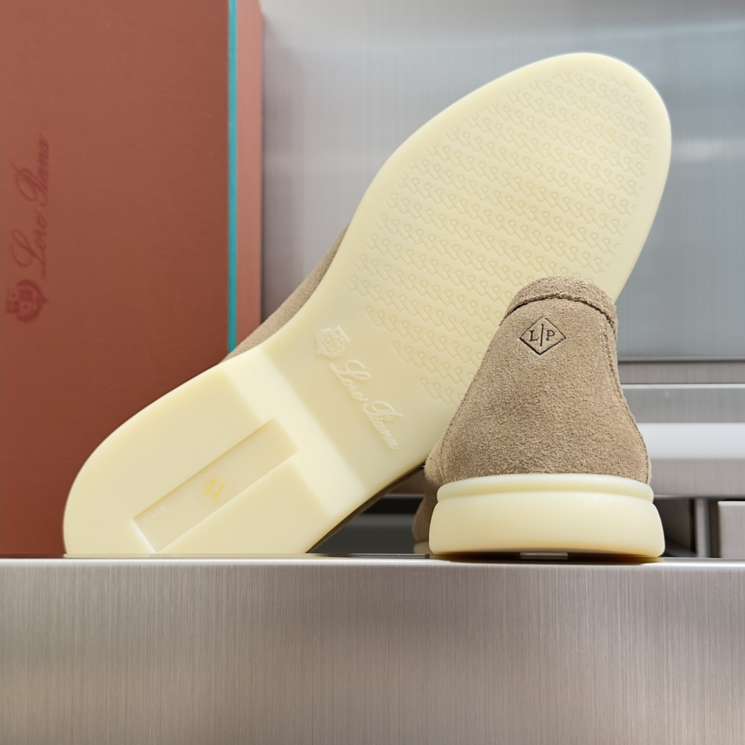 顶级版本：男款Loro Piana 诺悠翩雅 Summer Walk系列 LP 老钱风 休闲 平底 乐福