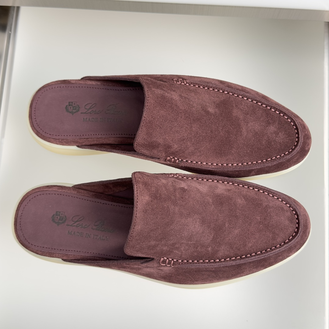 顶级版本：男款Loro Piana 诺悠翩雅 Summer Walk系列 LP 老钱风 休闲 平底 乐福