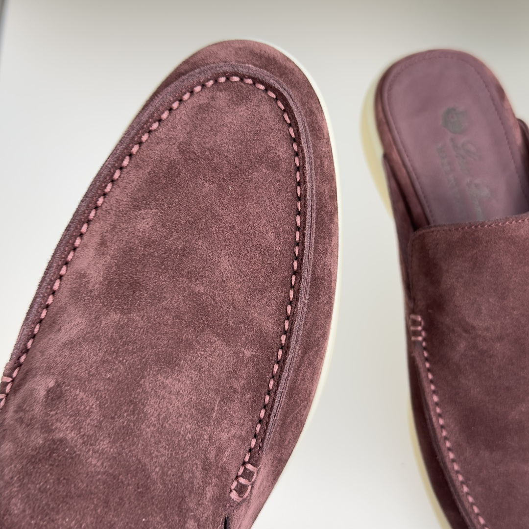 顶级版本：男款Loro Piana 诺悠翩雅 Summer Walk系列 LP 老钱风 休闲 平底 乐福