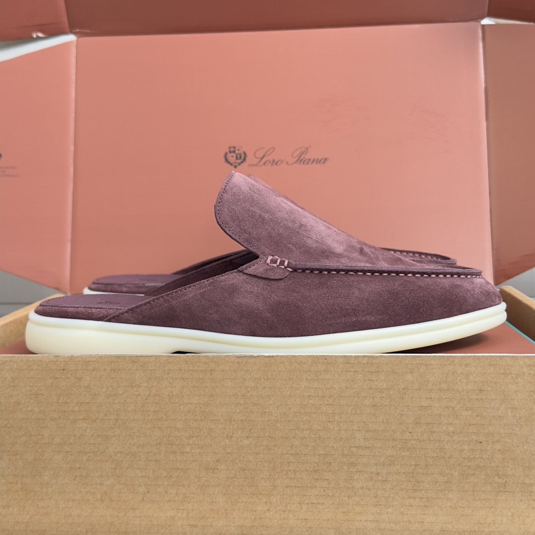 顶级版本：男款Loro Piana 诺悠翩雅 Summer Walk系列 LP 老钱风 休闲 平底 乐福