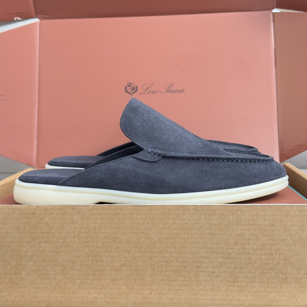 顶级版本：男款Loro Piana 诺悠翩雅 Summer Walk系列 LP 老钱风 休闲 平底 乐福