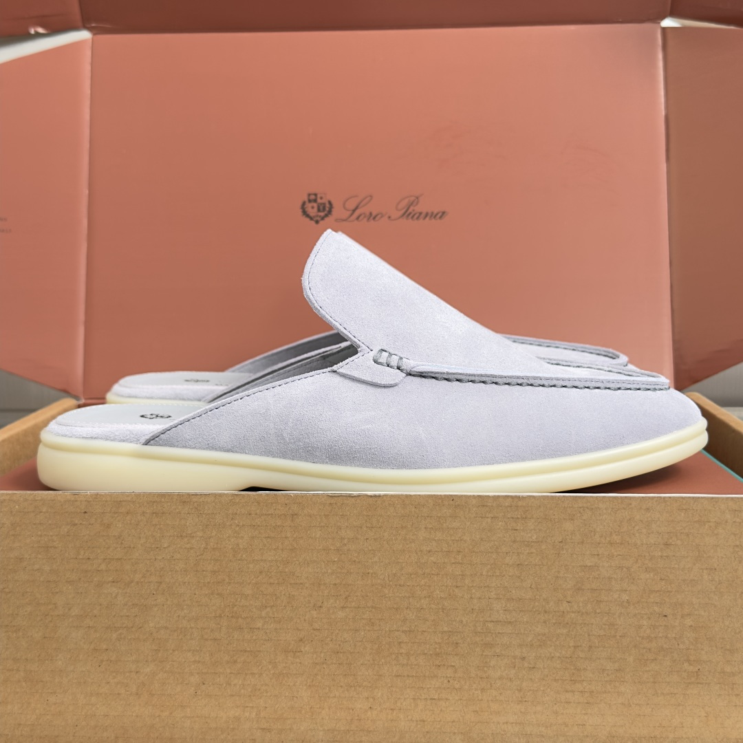 顶级版本：男款Loro Piana 诺悠翩雅 Summer Walk系列 LP 老钱风 休闲 平底 乐福