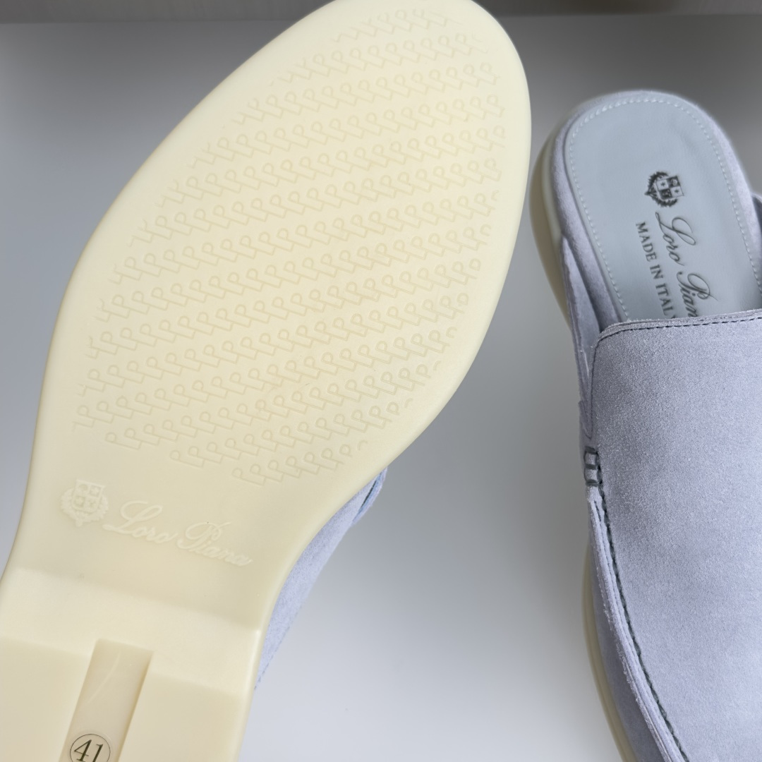 顶级版本：男款Loro Piana 诺悠翩雅 Summer Walk系列 LP 老钱风 休闲 平底 乐福