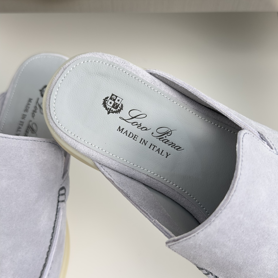 顶级版本：男款Loro Piana 诺悠翩雅 Summer Walk系列 LP 老钱风 休闲 平底 乐福