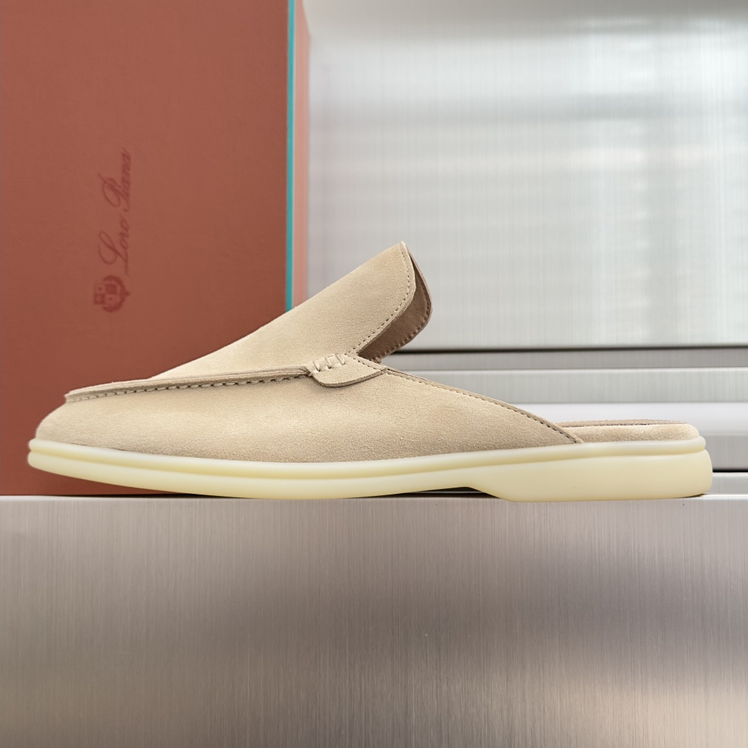 顶级版本：男款Loro Piana 诺悠翩雅 Summer Walk系列 LP 老钱风 休闲 平底 乐福