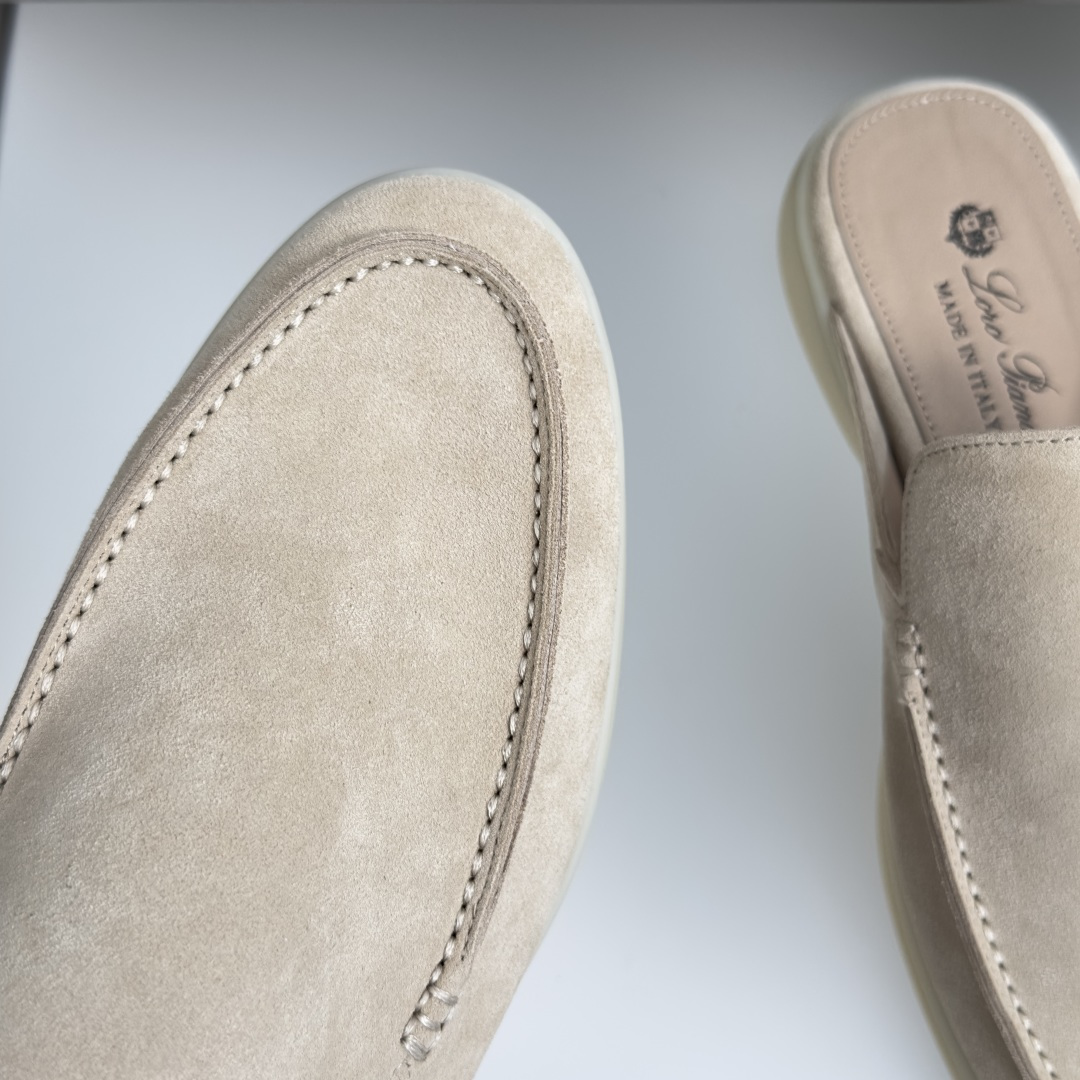 顶级版本：男款Loro Piana 诺悠翩雅 Summer Walk系列 LP 老钱风 休闲 平底 乐福