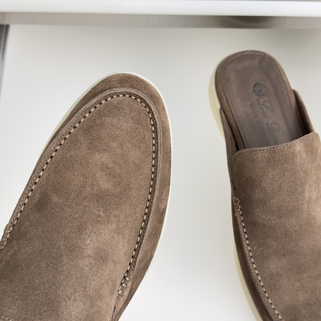 顶级版本：男款Loro Piana 诺悠翩雅 Summer Walk系列 LP 老钱风 休闲 平底 乐福