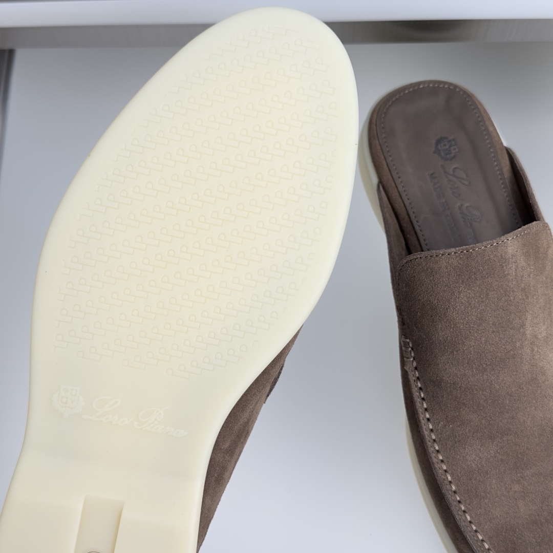 顶级版本：男款Loro Piana 诺悠翩雅 Summer Walk系列 LP 老钱风 休闲 平底 乐福