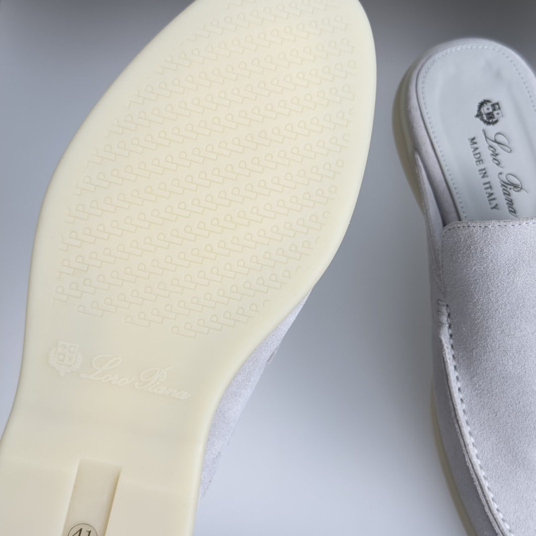 顶级版本：男款Loro Piana 诺悠翩雅 Summer Walk系列 LP 老钱风 休闲 平底 乐福