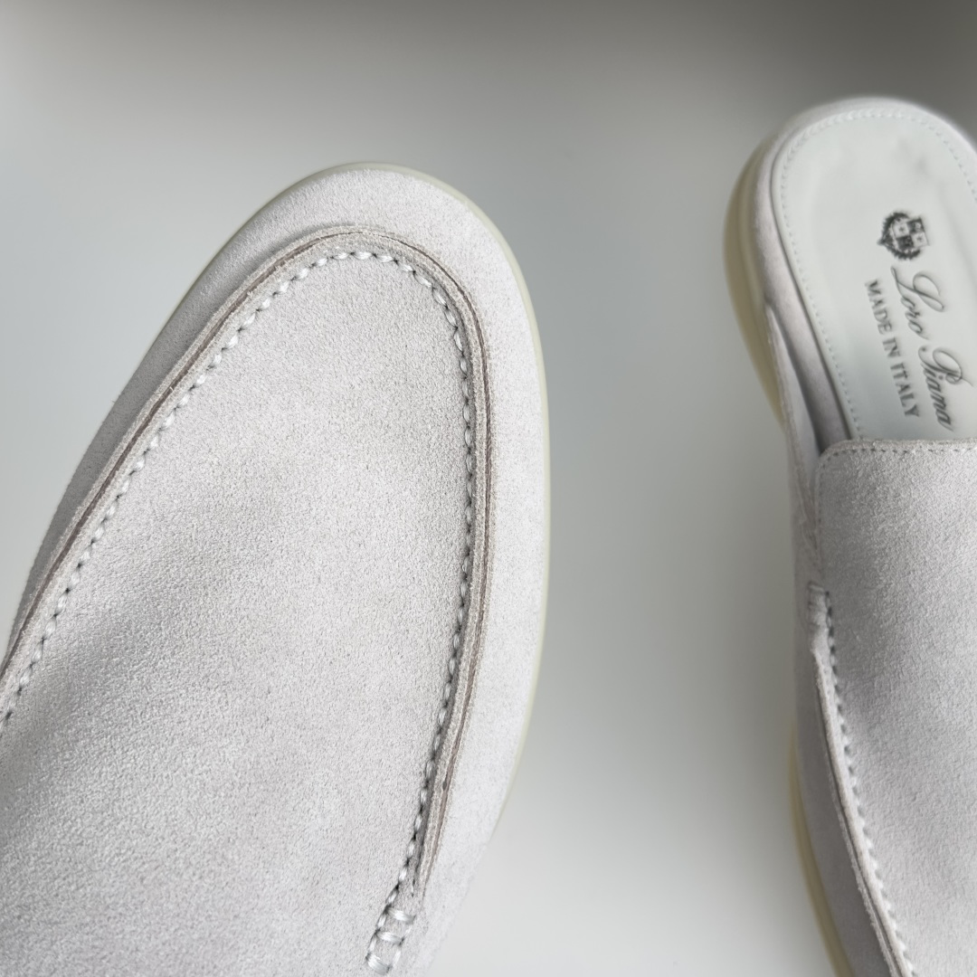顶级版本：男款Loro Piana 诺悠翩雅 Summer Walk系列 LP 老钱风 休闲 平底 乐福