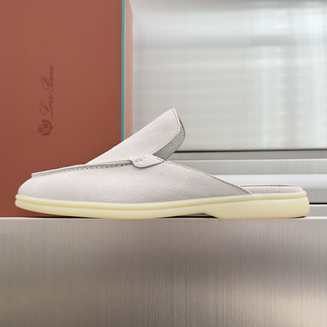 顶级版本：男款Loro Piana 诺悠翩雅 Summer Walk系列 LP 老钱风 休闲 平底 乐福