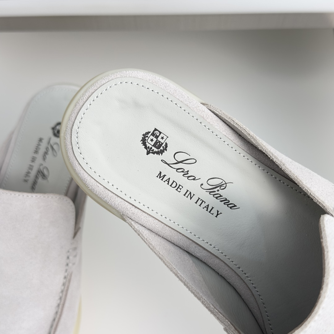 顶级版本：男款Loro Piana 诺悠翩雅 Summer Walk系列 LP 老钱风 休闲 平底 乐福