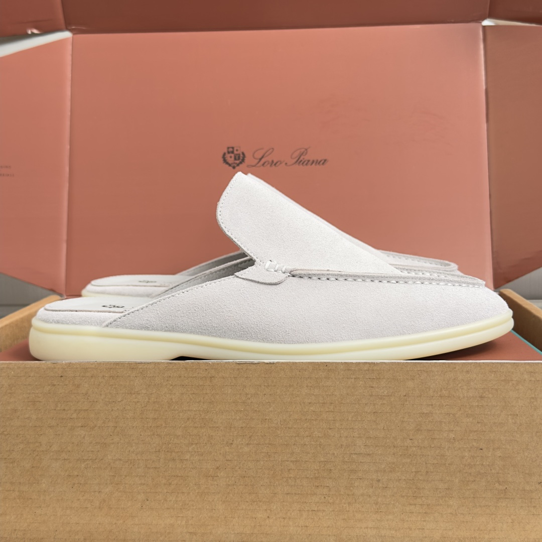 顶级版本：男款Loro Piana 诺悠翩雅 Summer Walk系列 LP 老钱风 休闲 平底 乐福
