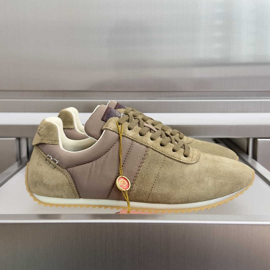 顶级版本：情侣款Loro Piana 诺悠翩雅 Fast Walk系列 LP 老钱风 情侣款 休闲 运动