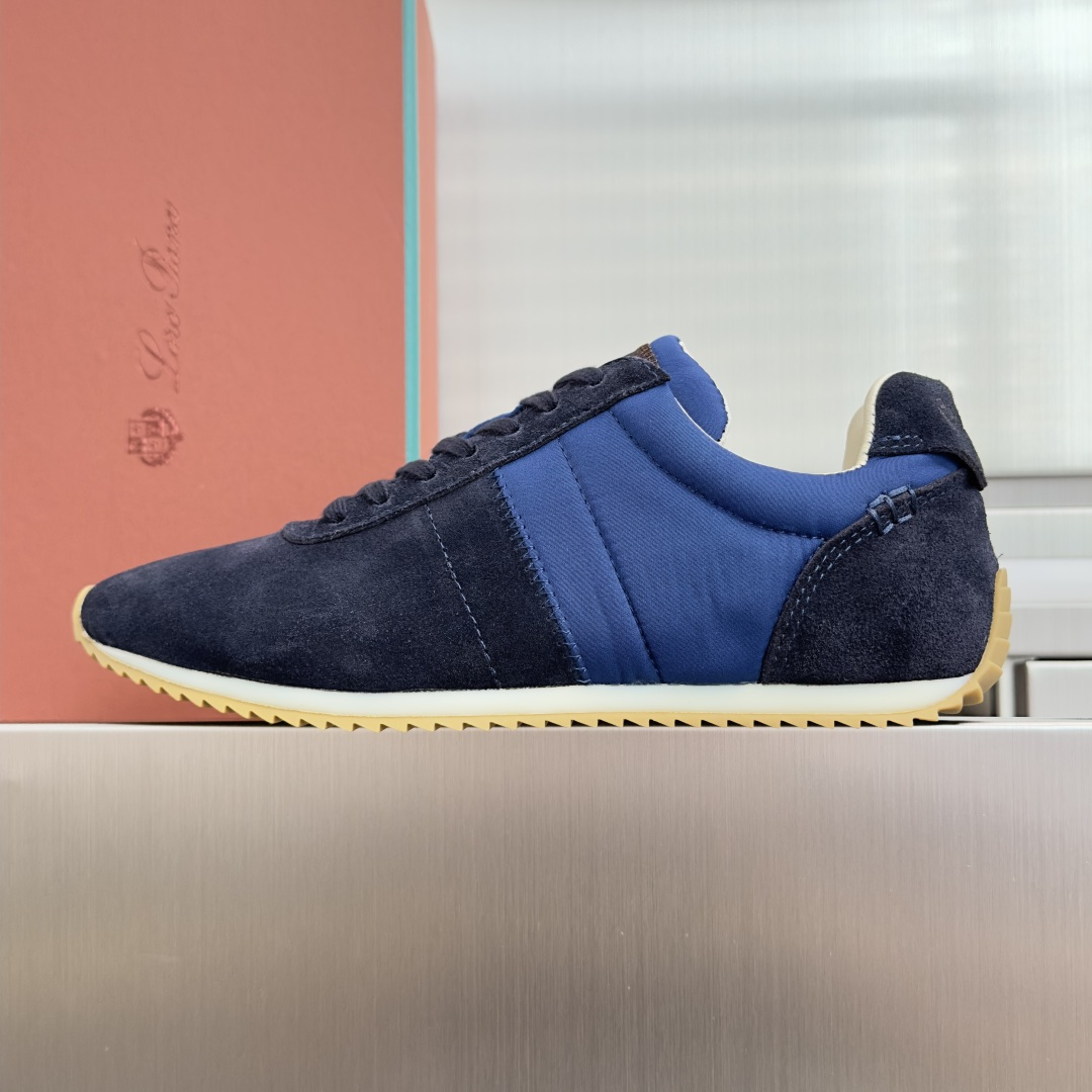 顶级版本：情侣款Loro Piana 诺悠翩雅 Fast Walk系列 LP 老钱风 情侣款 休闲 运动