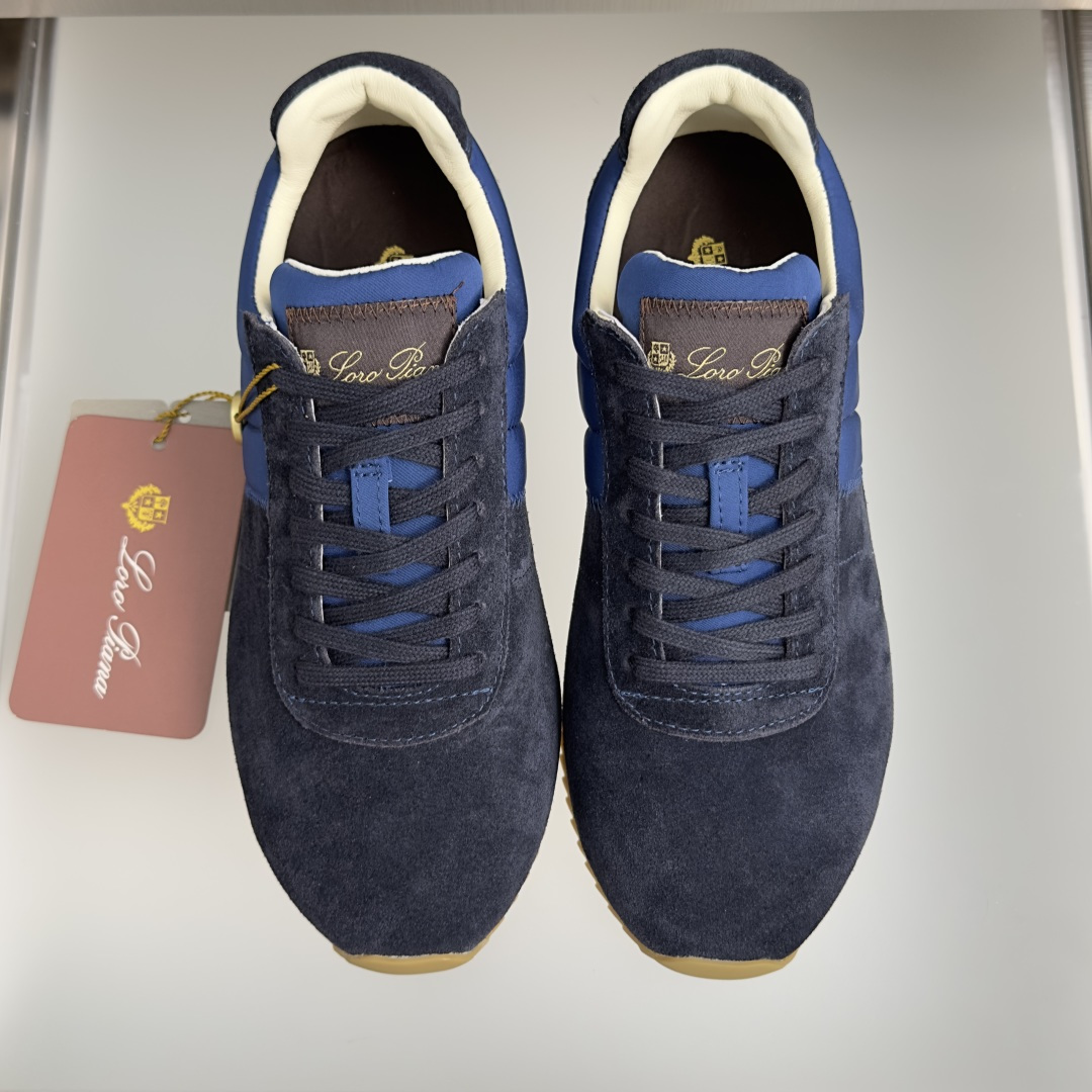 顶级版本：情侣款Loro Piana 诺悠翩雅 Fast Walk系列 LP 老钱风 情侣款 休闲 运动