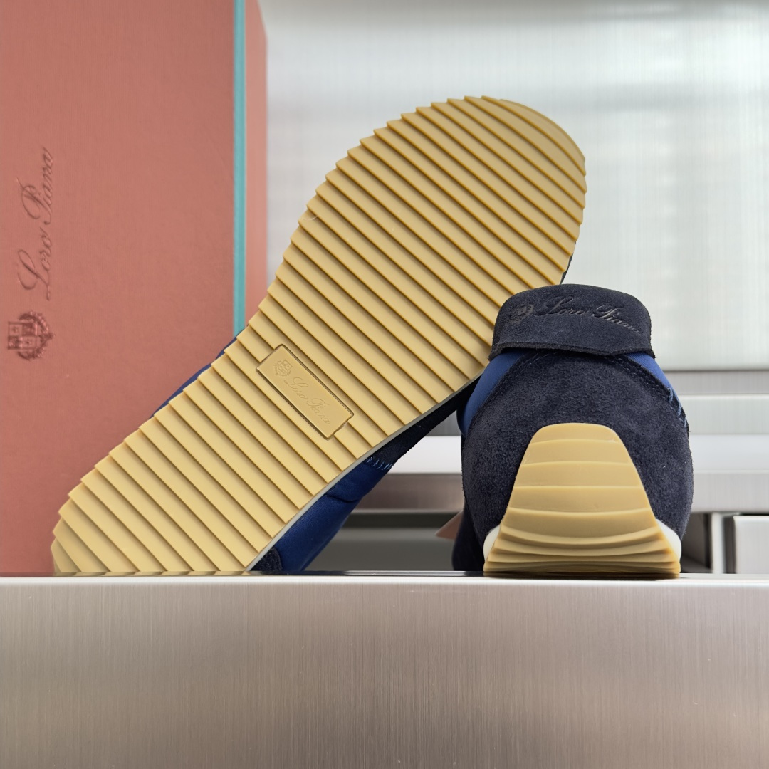 顶级版本：情侣款Loro Piana 诺悠翩雅 Fast Walk系列 LP 老钱风 情侣款 休闲 运动