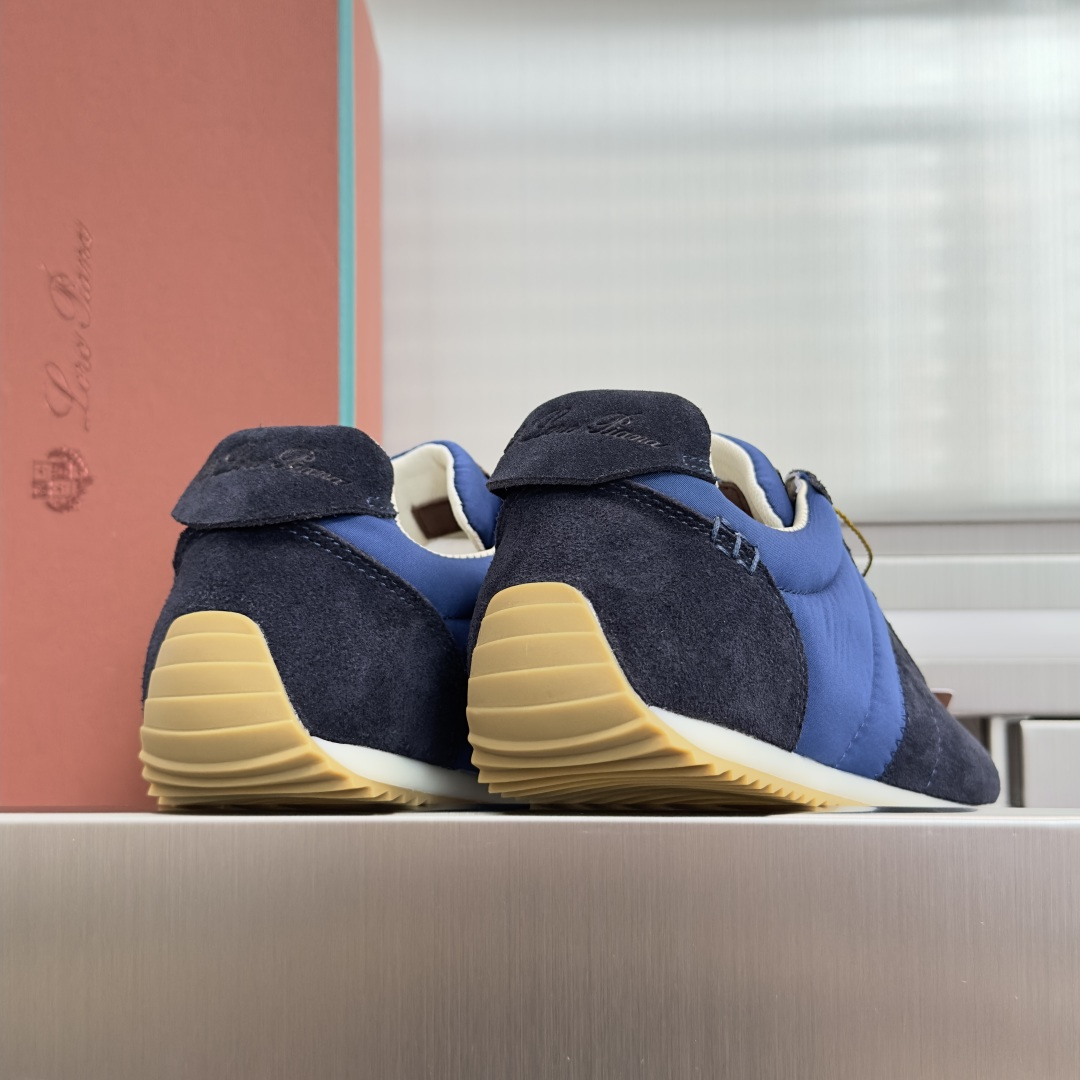 顶级版本：情侣款Loro Piana 诺悠翩雅 Fast Walk系列 LP 老钱风 情侣款 休闲 运动
