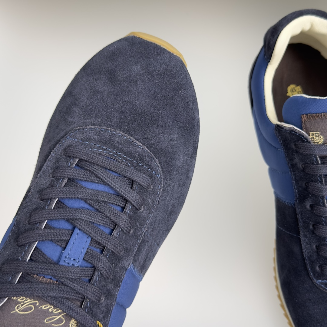 顶级版本：情侣款Loro Piana 诺悠翩雅 Fast Walk系列 LP 老钱风 情侣款 休闲 运动