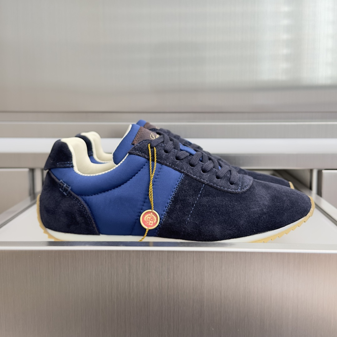 顶级版本：情侣款Loro Piana 诺悠翩雅 Fast Walk系列 LP 老钱风 情侣款 休闲 运动