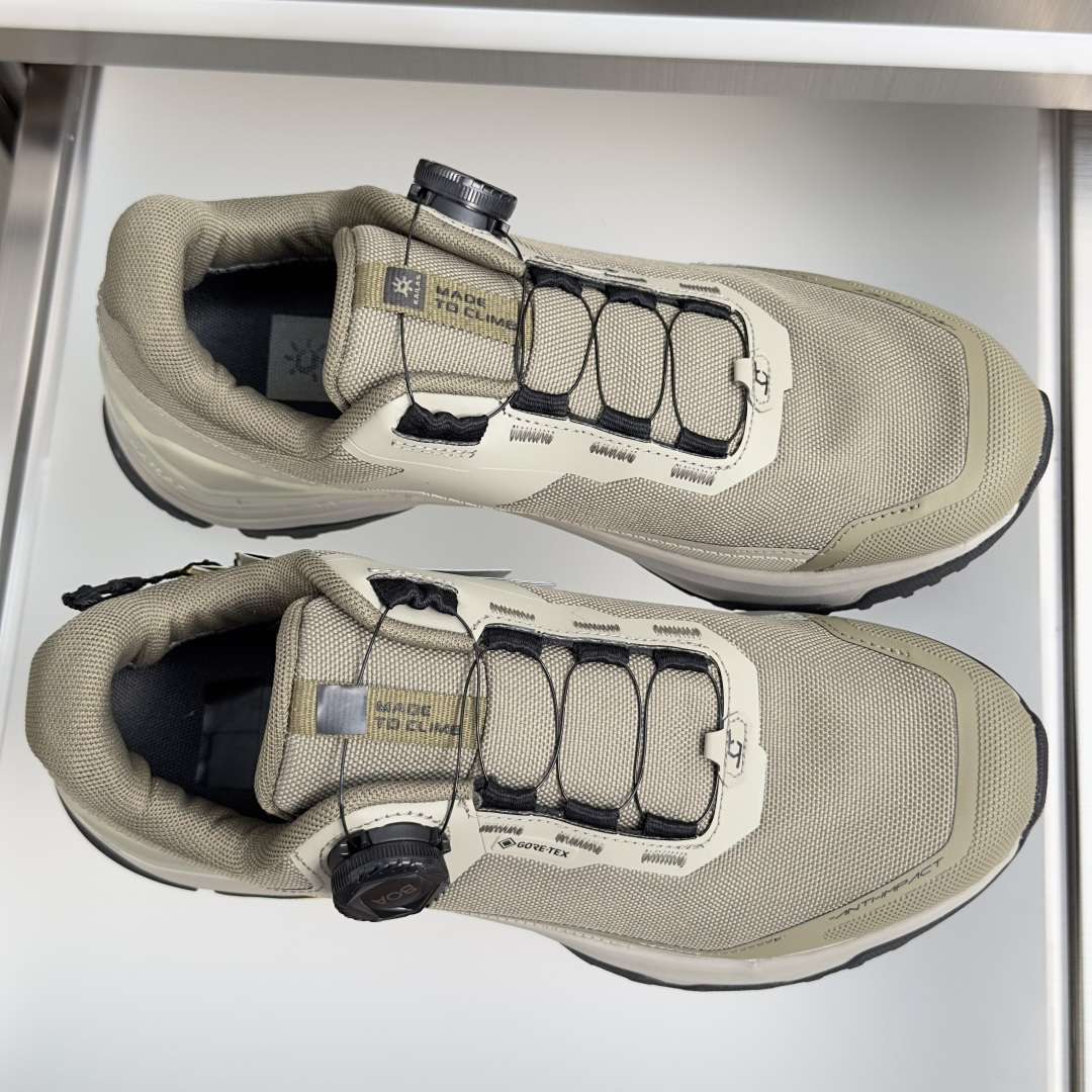 顶级版本：男款 Kailas ·凯乐石 界山 Gtx Boa 户外 防水 登山 徒步鞋  采用Vibram XS TRE