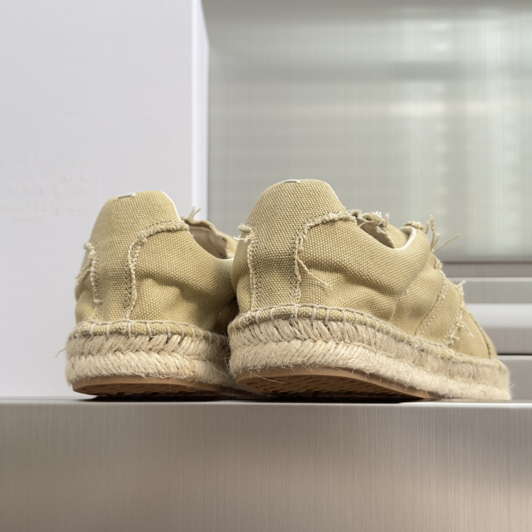 顶级版本：女款 MaisonMargiela MM6 马吉拉  帆布 麻绳底 厚底 德训鞋 休闲 运动鞋 季新款的Mai