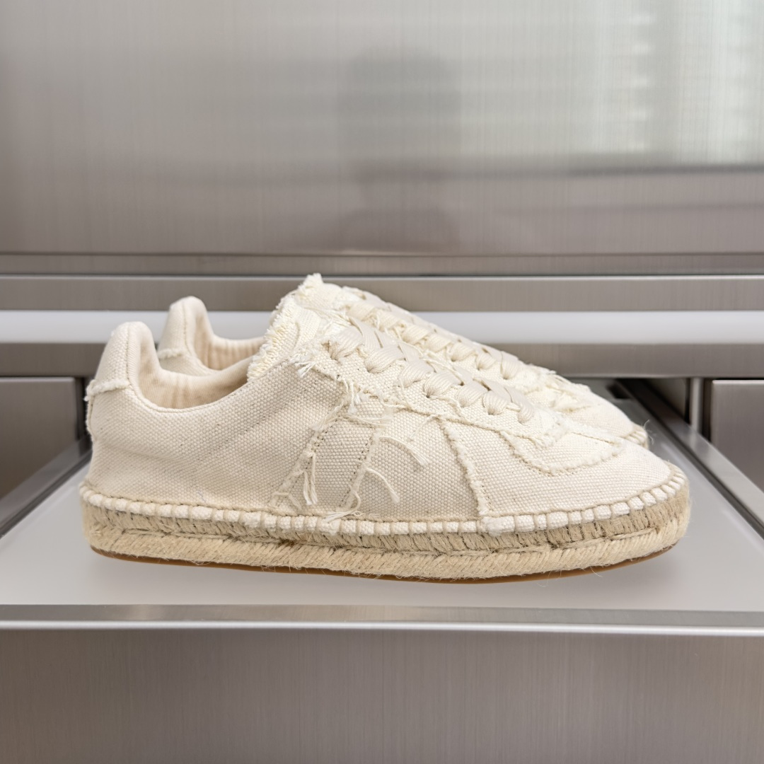 顶级版本：女款 MaisonMargiela MM6 马吉拉  帆布 麻绳底 厚底 德训鞋 休闲 运动鞋 季新款的Mai