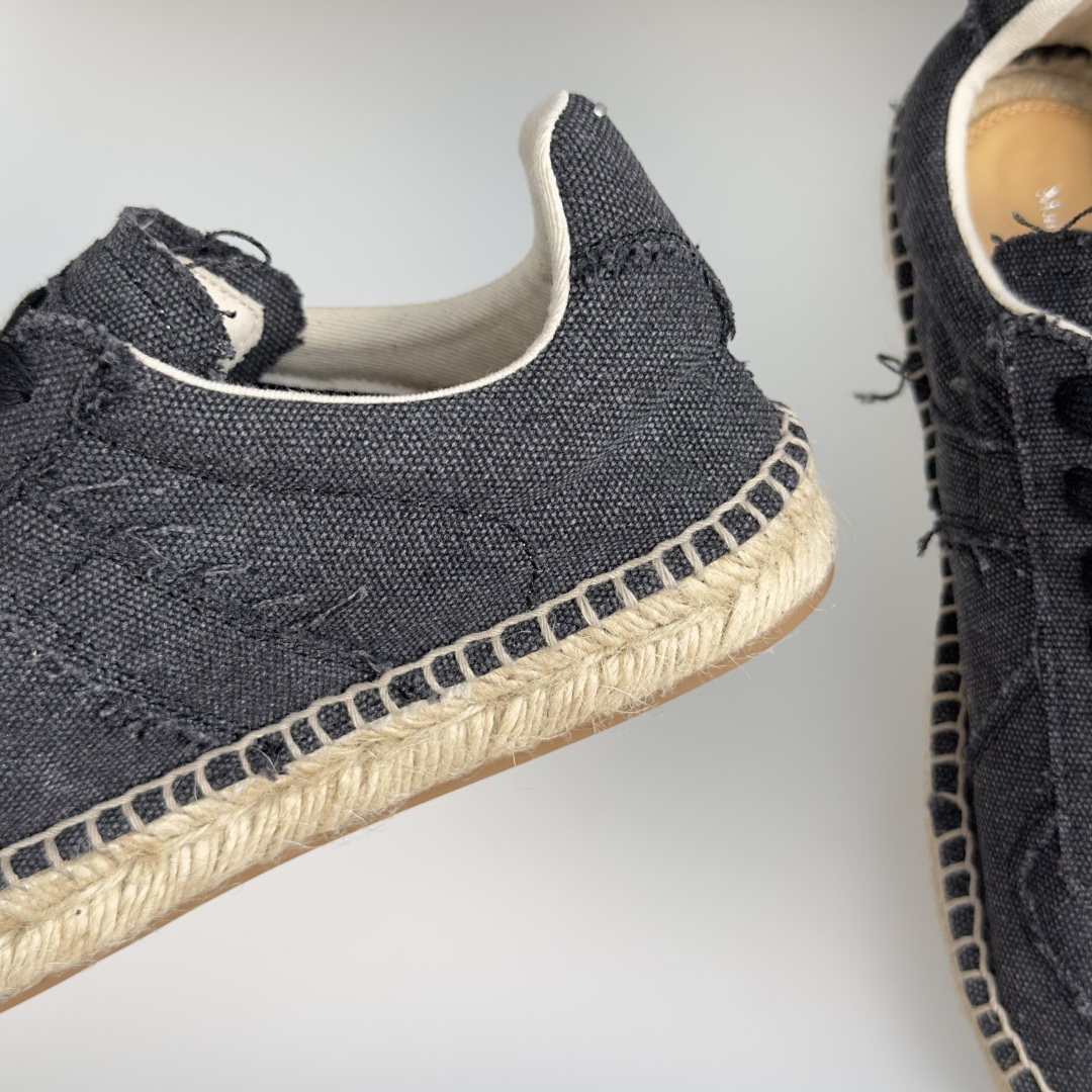 顶级版本：女款 MaisonMargiela MM6 马吉拉  帆布 麻绳底 厚底 德训鞋 休闲 运动鞋 季新款的Mai