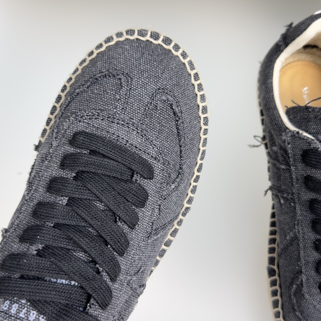 顶级版本：女款 MaisonMargiela MM6 马吉拉  帆布 麻绳底 厚底 德训鞋 休闲 运动鞋 季新款的Mai