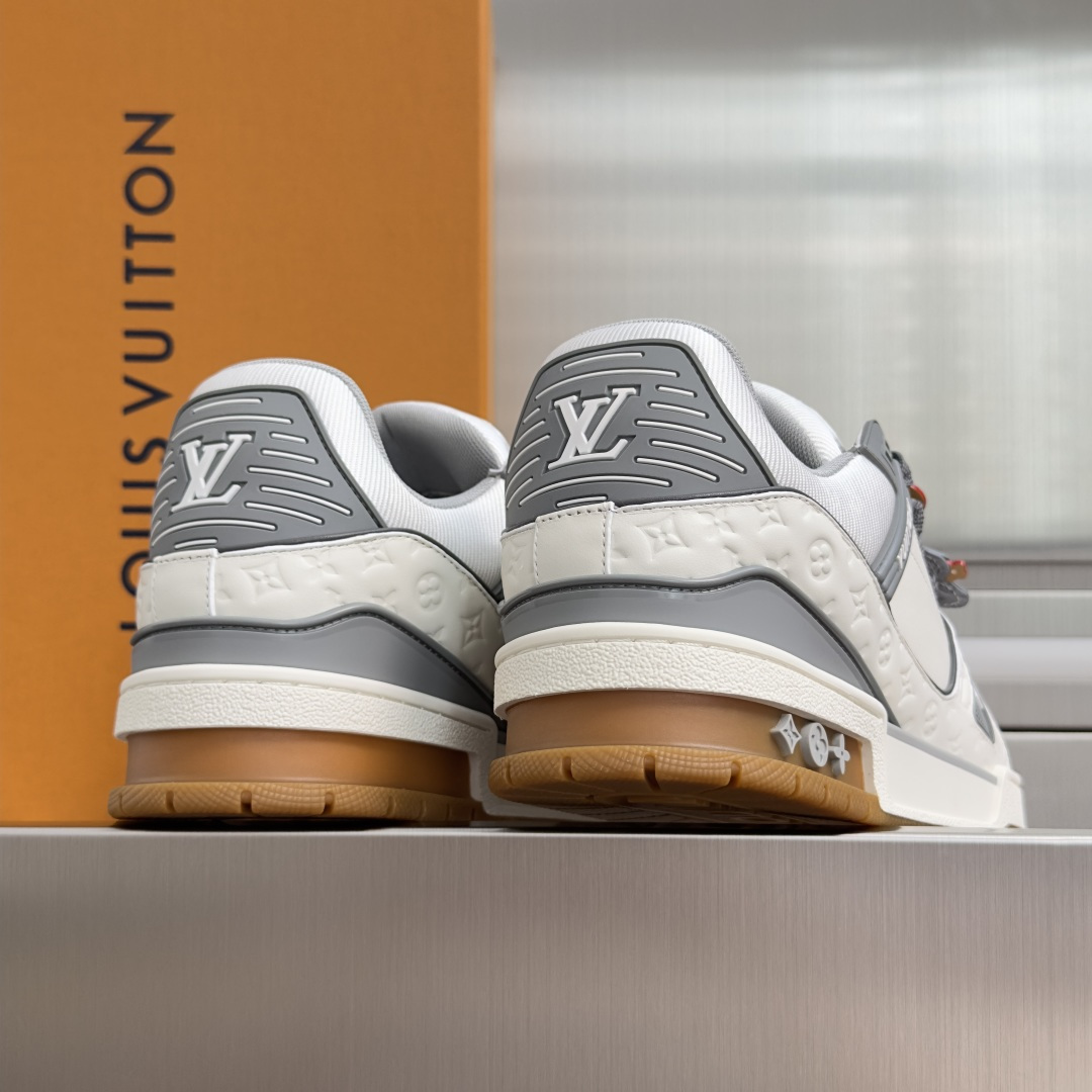 顶级版本：情侣款 LV Trainer路易威登 驴牌 L家 情侣款 休闲 运动鞋 滑板鞋 本款 LV Trainer 运