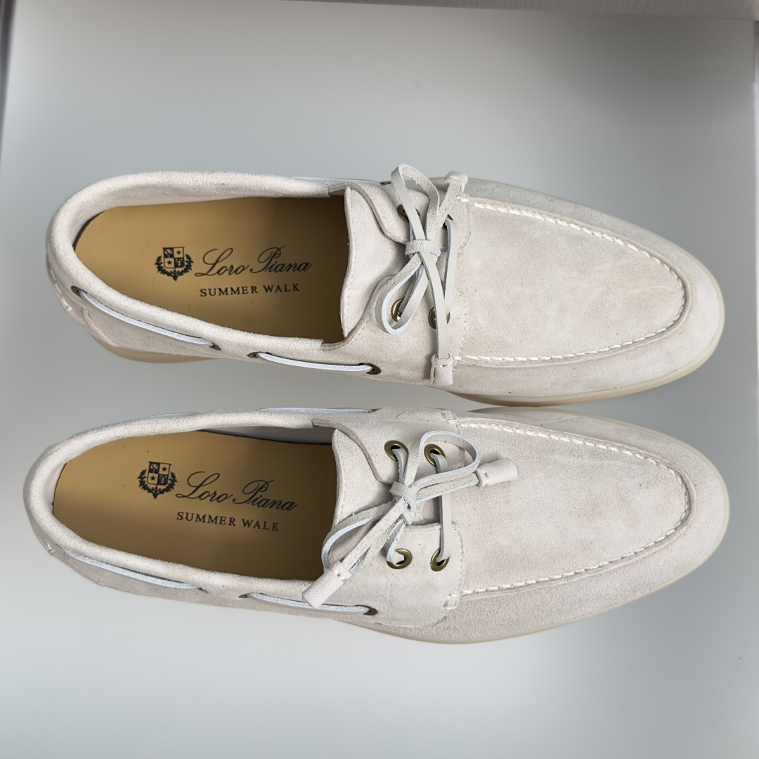 顶级版本：女款 Loro Piana 诺悠翩雅 Summer Walk系列 LP 老钱风 休闲 平底 乐福鞋  这款乐福
