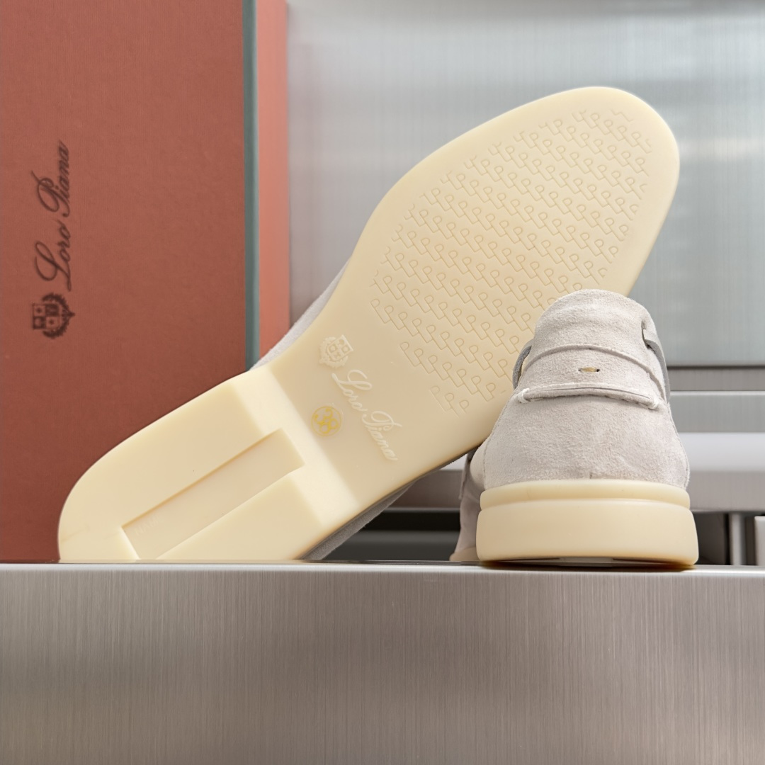 顶级版本：女款 Loro Piana 诺悠翩雅 Summer Walk系列 LP 老钱风 休闲 平底 乐福鞋  这款乐福