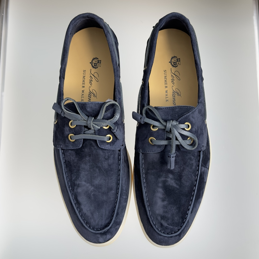 顶级版本：女款 Loro Piana 诺悠翩雅 Summer Walk系列 LP 老钱风 休闲 平底 乐福鞋  这款乐福
