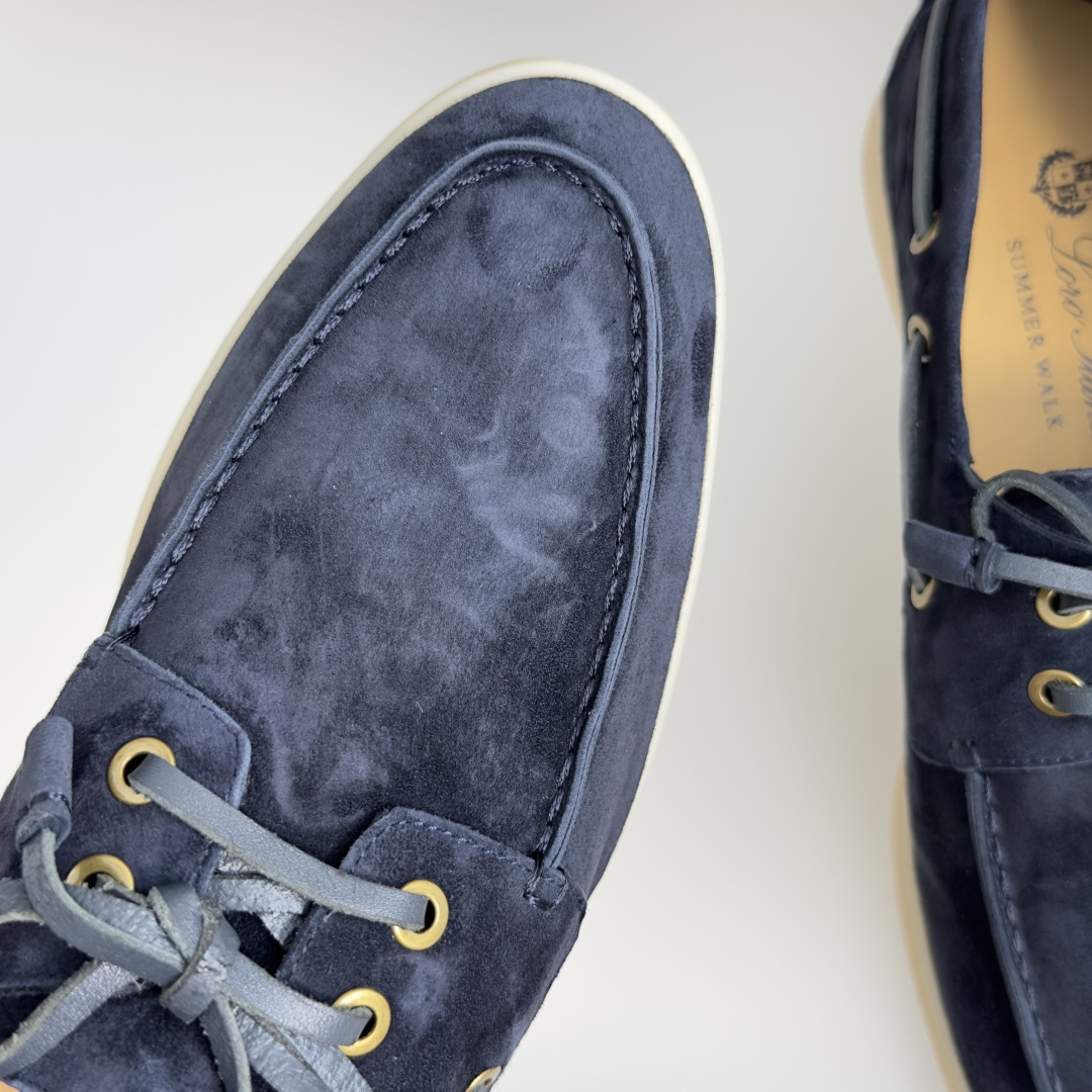 顶级版本：女款 Loro Piana 诺悠翩雅 Summer Walk系列 LP 老钱风 休闲 平底 乐福鞋  这款乐福