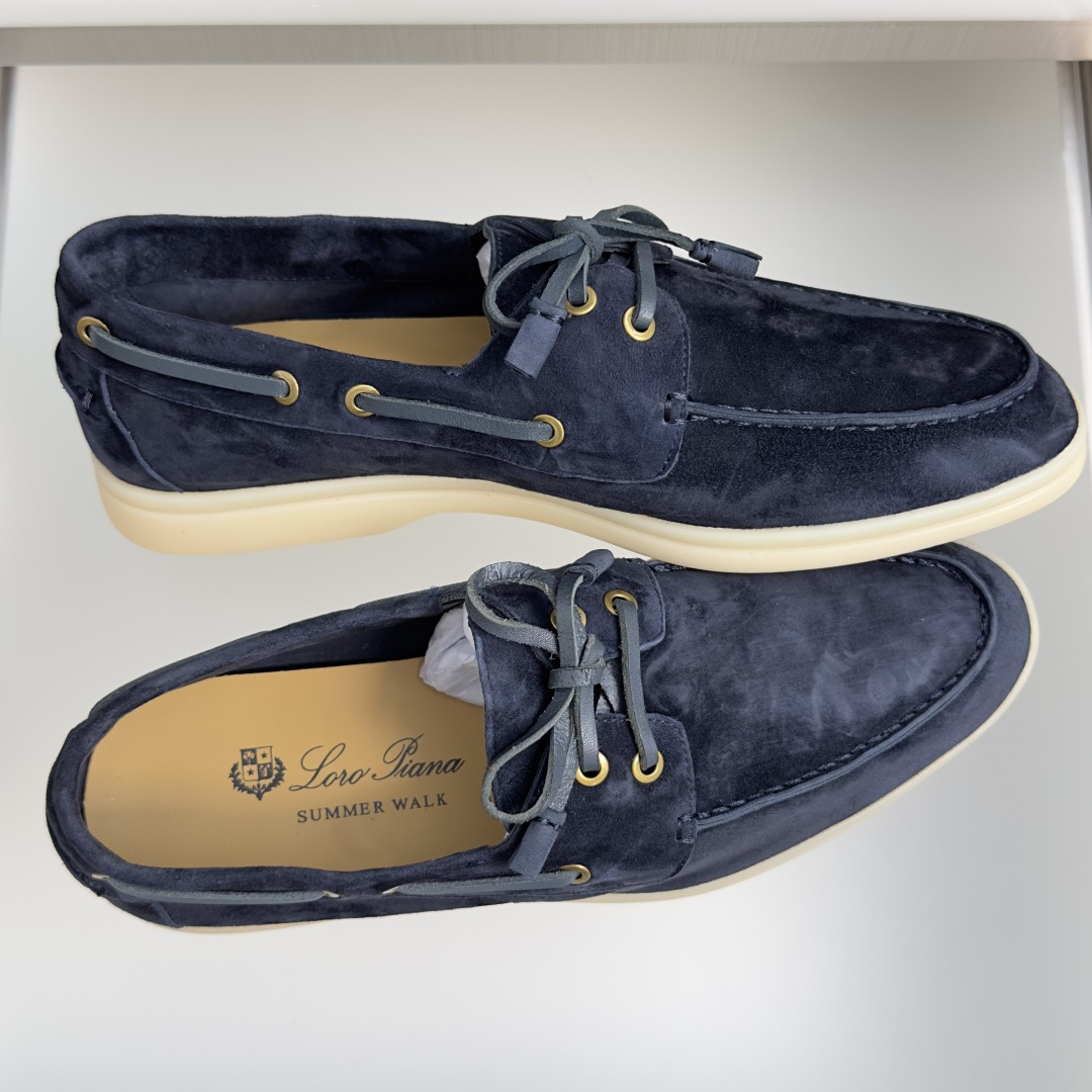 顶级版本：女款 Loro Piana 诺悠翩雅 Summer Walk系列 LP 老钱风 休闲 平底 乐福鞋  这款乐福