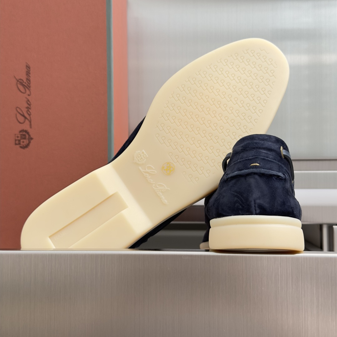 顶级版本：女款 Loro Piana 诺悠翩雅 Summer Walk系列 LP 老钱风 休闲 平底 乐福鞋  这款乐福