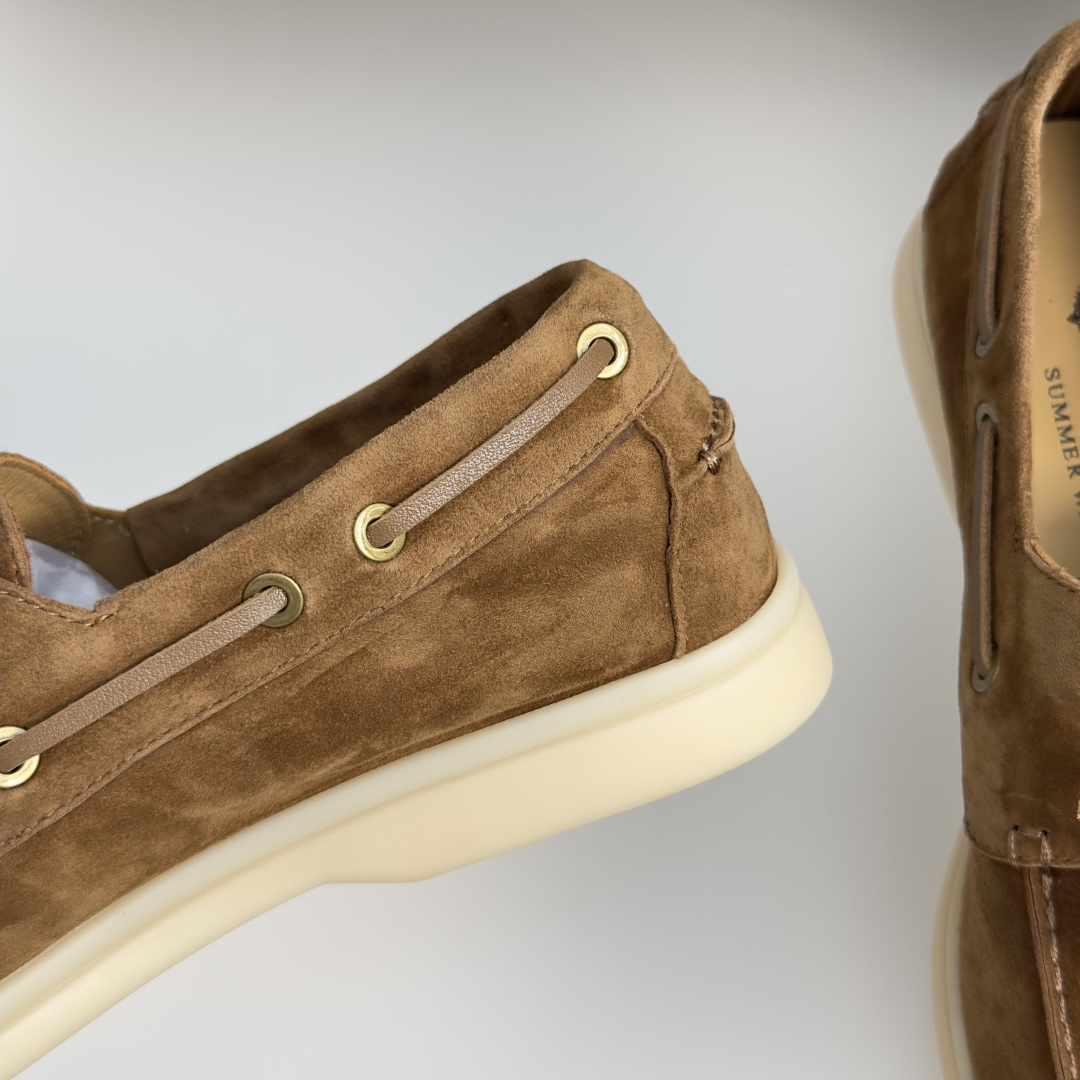 顶级版本：女款 Loro Piana 诺悠翩雅 Summer Walk系列 LP 老钱风 休闲 平底 乐福鞋  这款乐福