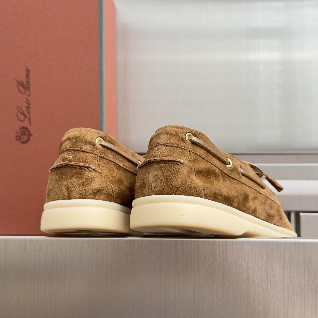 顶级版本：女款 Loro Piana 诺悠翩雅 Summer Walk系列 LP 老钱风 休闲 平底 乐福鞋  这款乐福