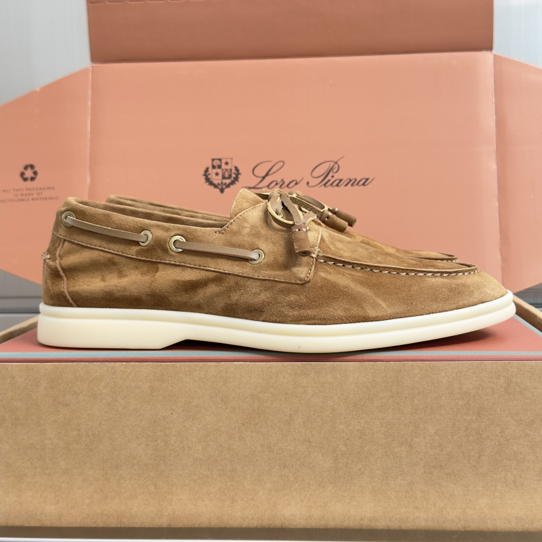 顶级版本：女款 Loro Piana 诺悠翩雅 Summer Walk系列 LP 老钱风 休闲 平底 乐福鞋  这款乐福