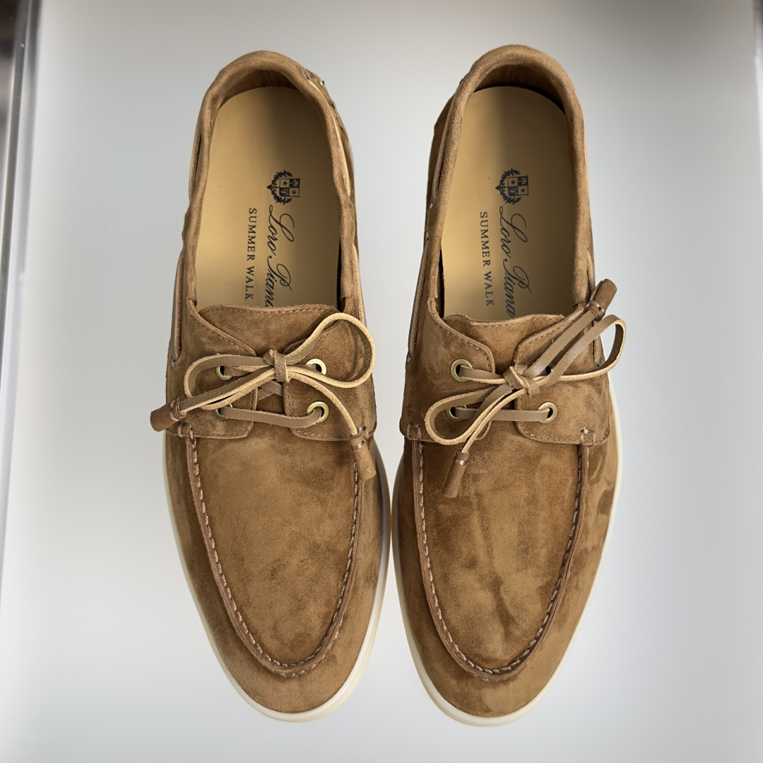 顶级版本：女款 Loro Piana 诺悠翩雅 Summer Walk系列 LP 老钱风 休闲 平底 乐福鞋  这款乐福