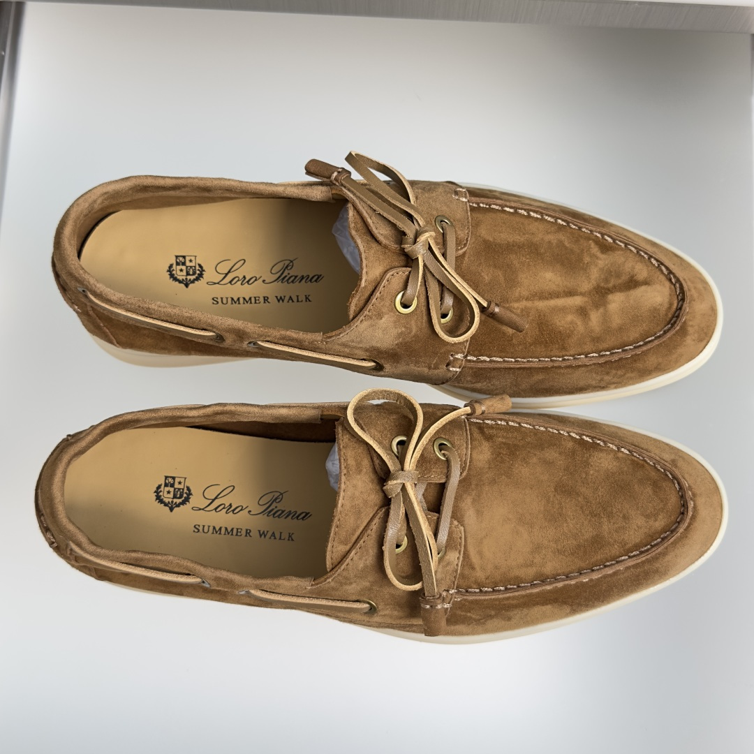 顶级版本：女款 Loro Piana 诺悠翩雅 Summer Walk系列 LP 老钱风 休闲 平底 乐福鞋  这款乐福