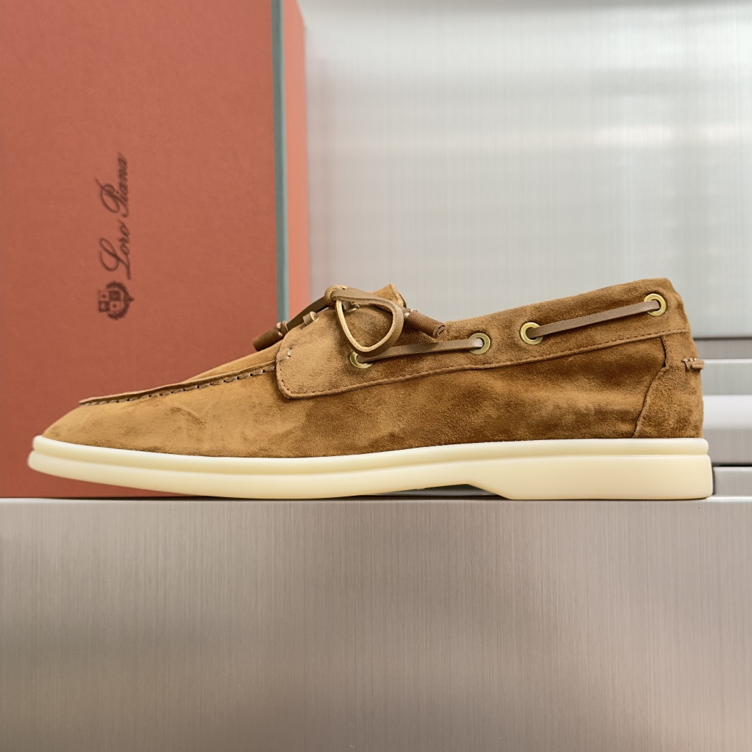 顶级版本：女款 Loro Piana 诺悠翩雅 Summer Walk系列 LP 老钱风 休闲 平底 乐福鞋  这款乐福