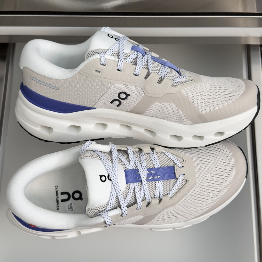 顶级版本：情侣款 On昂跑 Cloudrunner 3系列 厚底 户外 休闲 跑步鞋 运动鞋 训练鞋 Cloudrunn