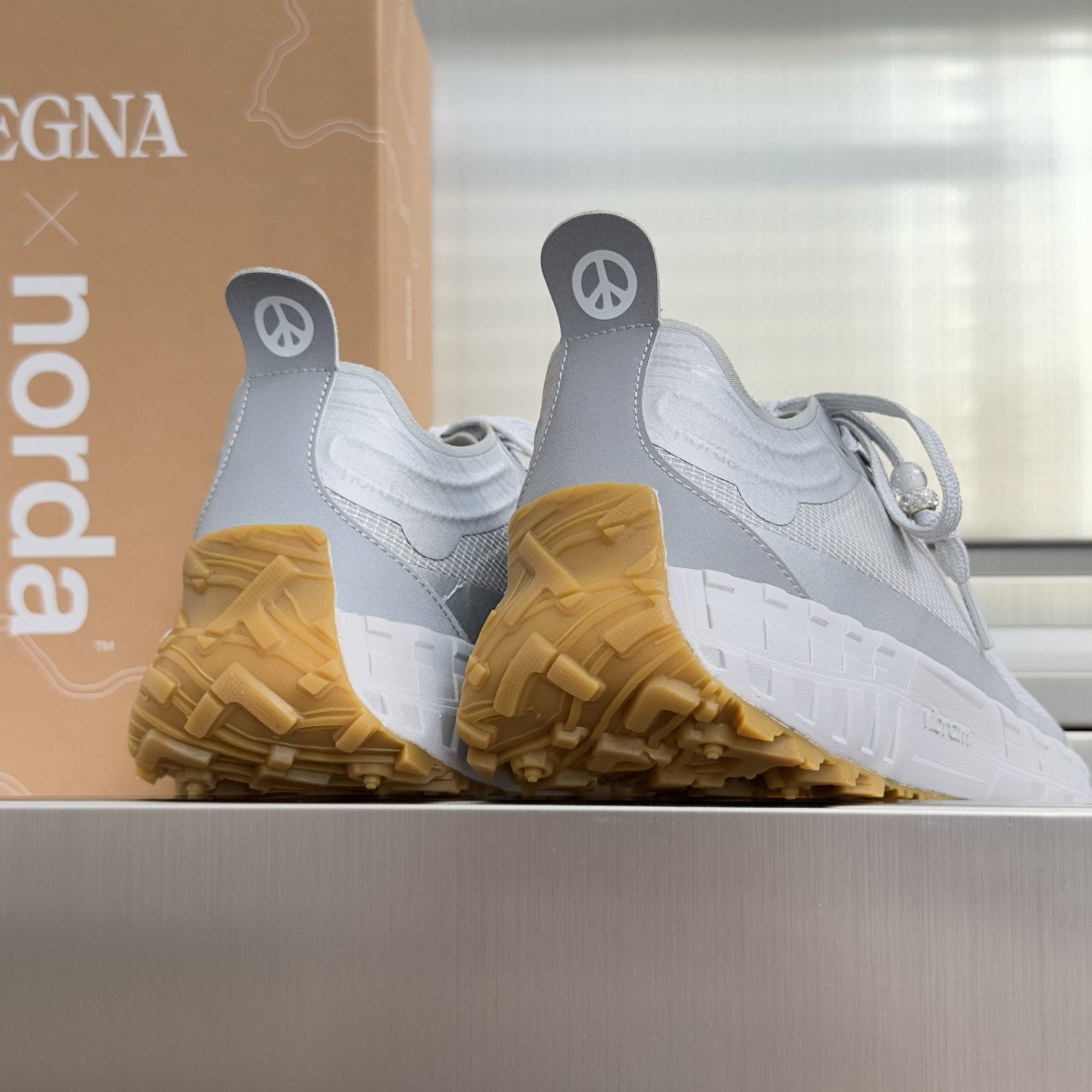 顶级版本：情侣款 ZEGNA x norda™杰尼亚 联名款 户外 越野 跑步鞋 休闲 运动鞋  杰尼亚 x norda