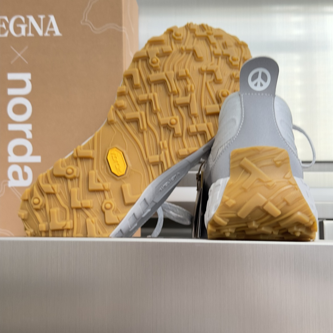 顶级版本：情侣款 ZEGNA x norda™杰尼亚 联名款 户外 越野 跑步鞋 休闲 运动鞋  杰尼亚 x norda