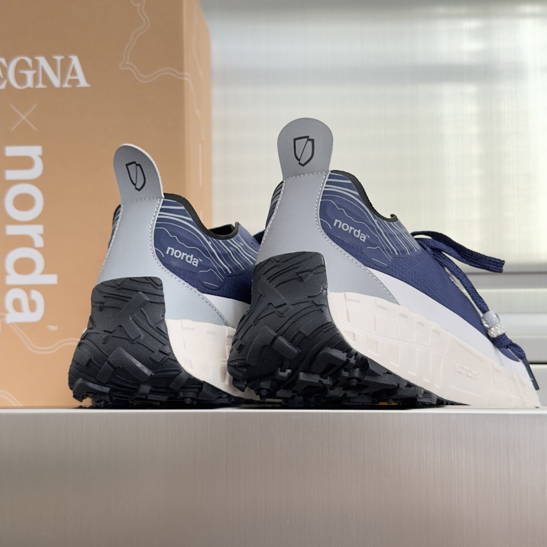 顶级版本：情侣款 ZEGNA x norda™杰尼亚 联名款 户外 越野 跑步鞋 休闲 运动鞋  杰尼亚 x norda