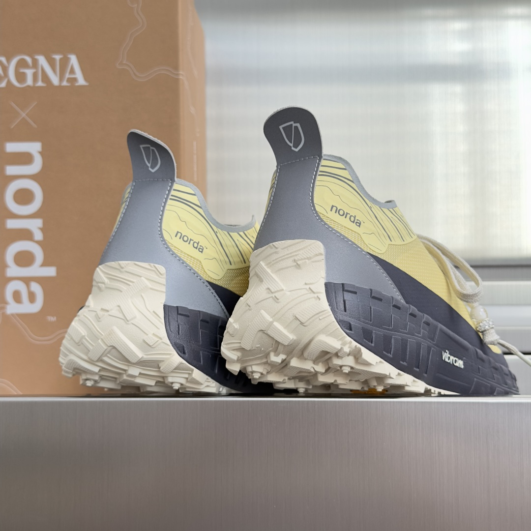 顶级版本：情侣款 ZEGNA x norda™杰尼亚 联名款 户外 越野 跑步鞋 休闲 运动鞋  杰尼亚 x norda