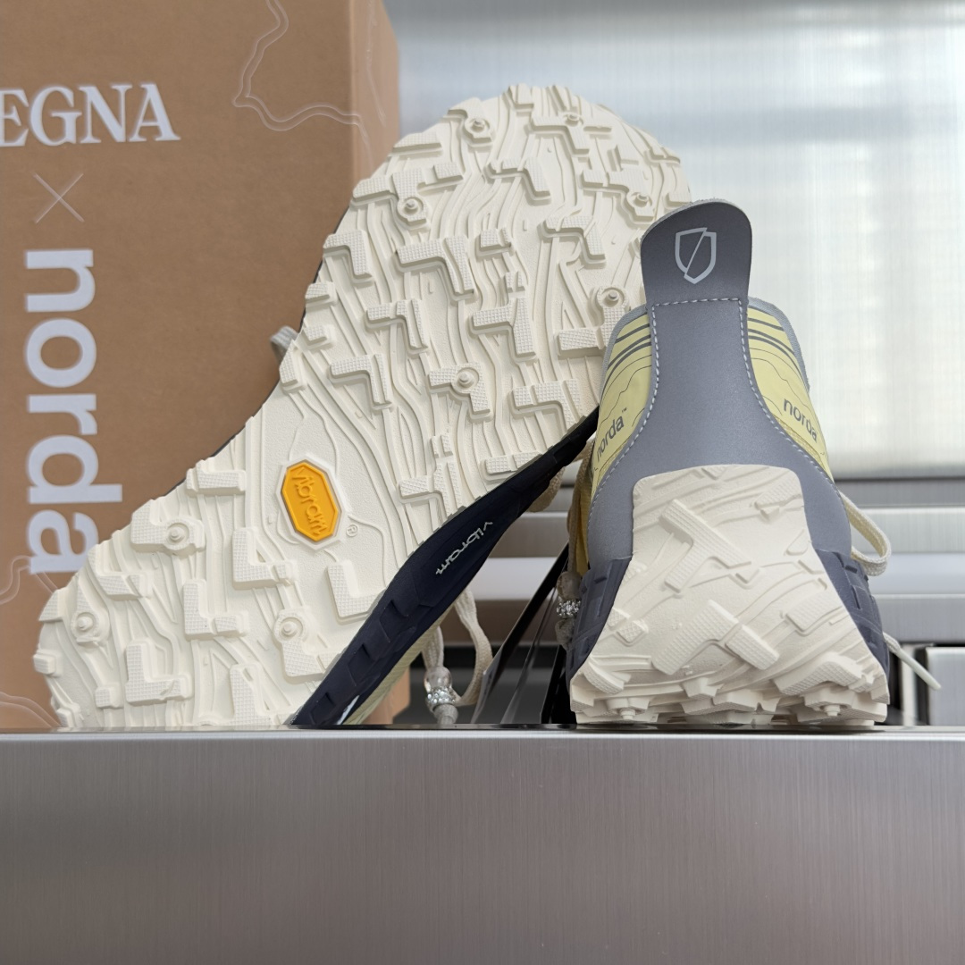 顶级版本：情侣款 ZEGNA x norda™杰尼亚 联名款 户外 越野 跑步鞋 休闲 运动鞋  杰尼亚 x norda